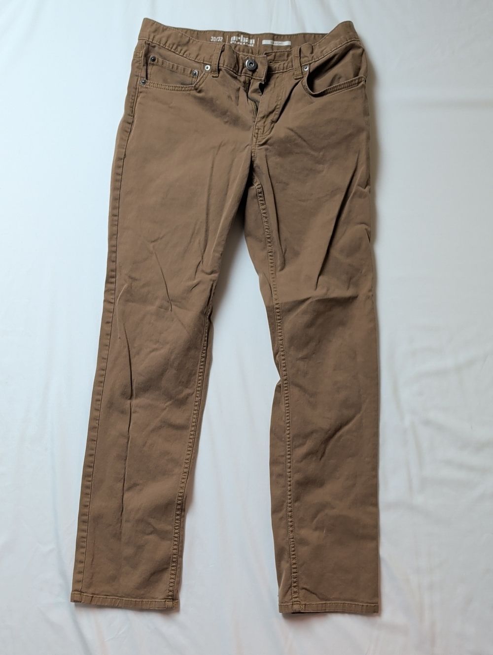 urban pipeline Brown Straight Fit Pants   Men's 30 x 32